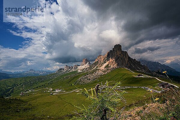 Der Giau Pass  Südtirol. (Passo di Giau)