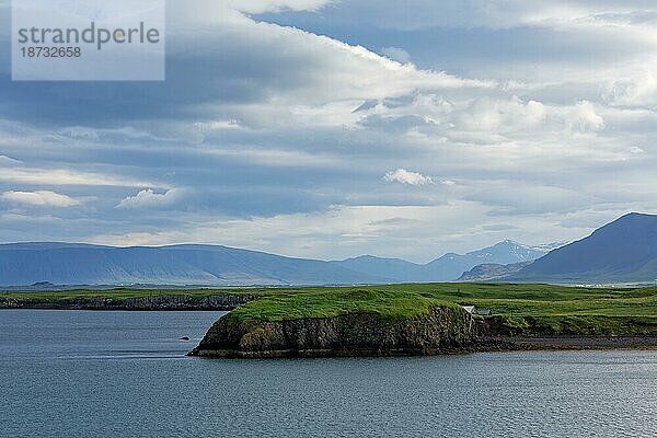 Island  Reykjavik. Insel  Reykjavik  Europa