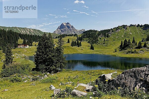 Körbersee  Austria. Körbersee  Österreich  Europa