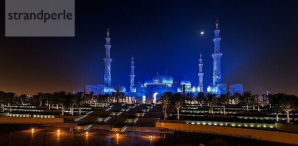 Große Scheich Zayed Moschee. Scheich Zayid Moschee. Abu Dhabi