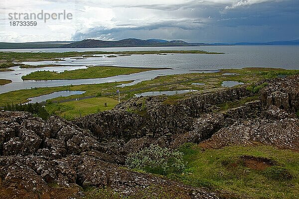 Island  Thingvellir  Þingvellir. Insel  Þingvellir  Europa