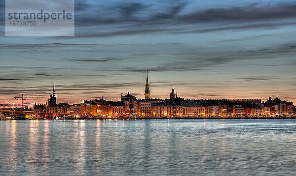 The Swedish capital Stockholm. Die schwedische Hauptstadt Stockholm