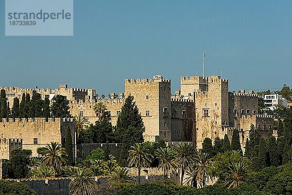 Greece  Rhodos. Palace of the Grand Master of the Knights of Rhodes. Großmeisterpalast