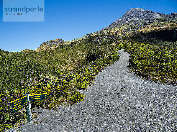 Neuseeland  Taranaki  Egmont-Nationalpark  Wanderweg