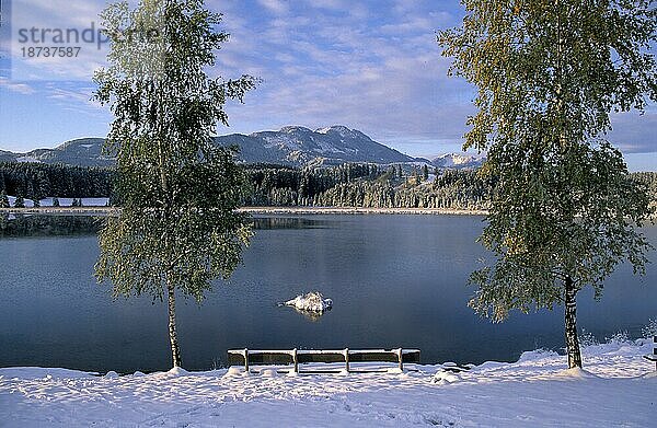 Attlesee bei Nesselwang Ost  Allgäu Bayern Deutschland