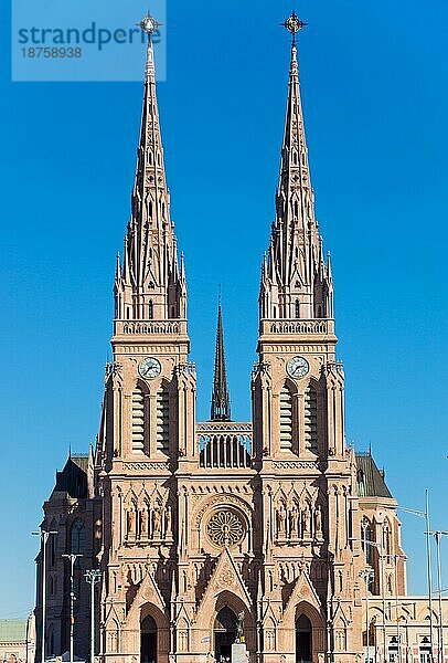 Die Kathedrale von Lujan in Argentinien