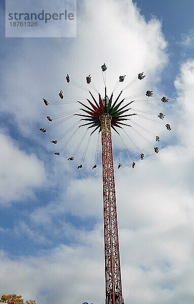 Auf dem Oktoberfest in München