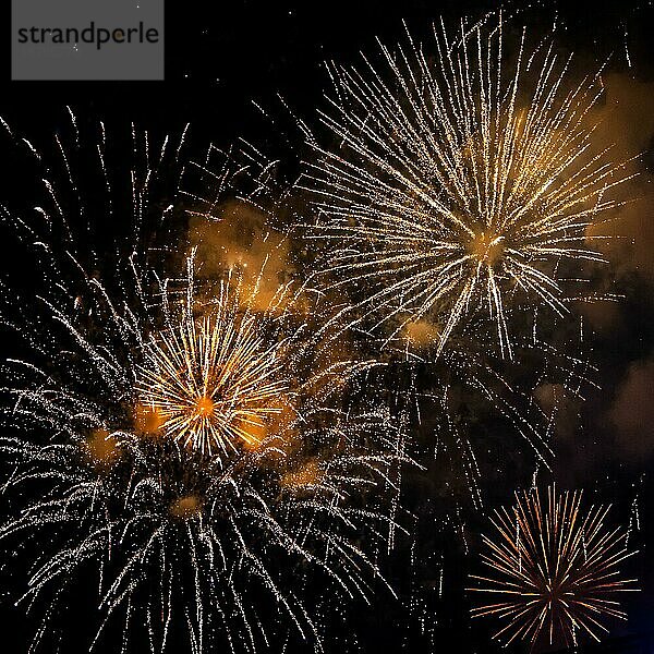 Feuerwerk auf dem Chingay Festival 2012 in Singapur
