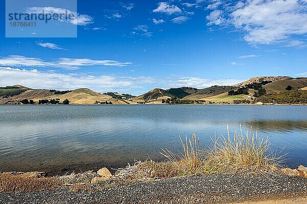 Die Otago-Halbinsel bei Dunedin in Neuseeland