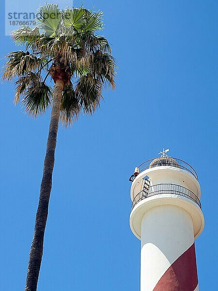 MARBELLA  ANDALUCIA/SPAIN - MAI 4 : Blick auf den Leuchtturm in Marbella Spanien am 4. Mai 2014