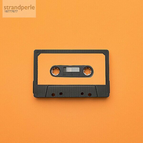 Vintage Kassettenband orange Hintergrund. Auflösung und hohe Qualität schönes Foto
