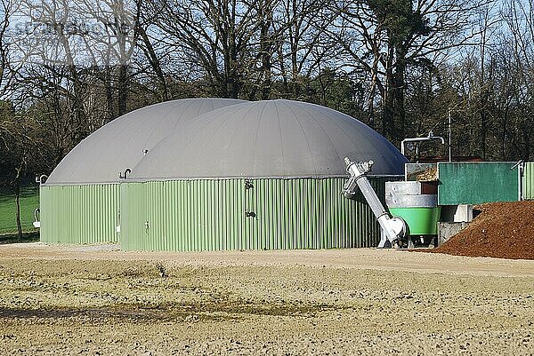 Erneuerbare Energie mit Biogaserzeugung