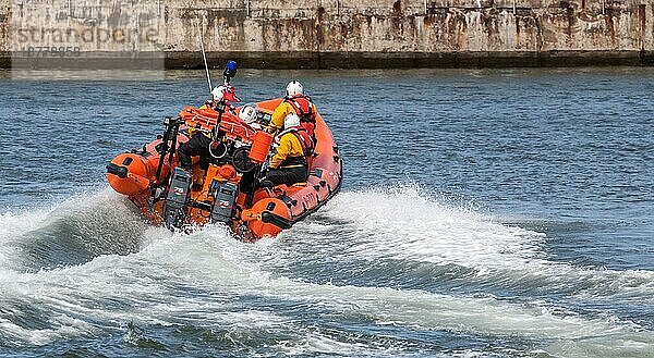 RNLI-Rettungsbootausstellung in Staithes