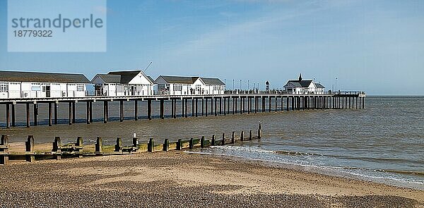 Southwold Pier in Suffolk  Großbritannien  Europa