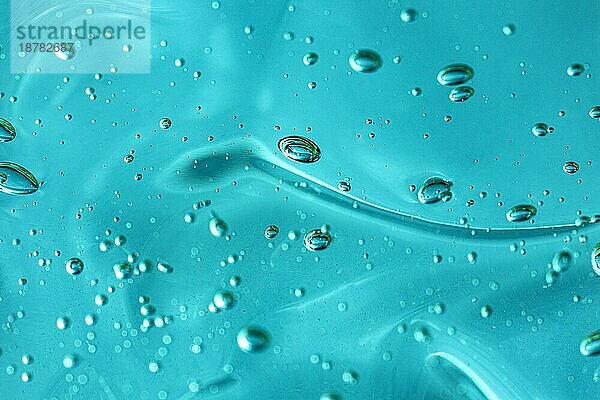 Blaue Hygiene saubere Gel-Textur. Hohe Auflösung Foto