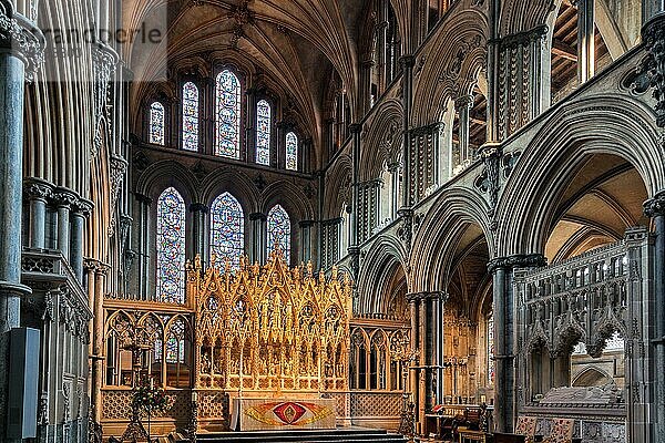 ELY  CAMBRIDGESHIRE/UK - 24. NOVEMBER: Innenansicht der Kathedrale von Ely in Ely Cambridgeshire am 24. November 2012