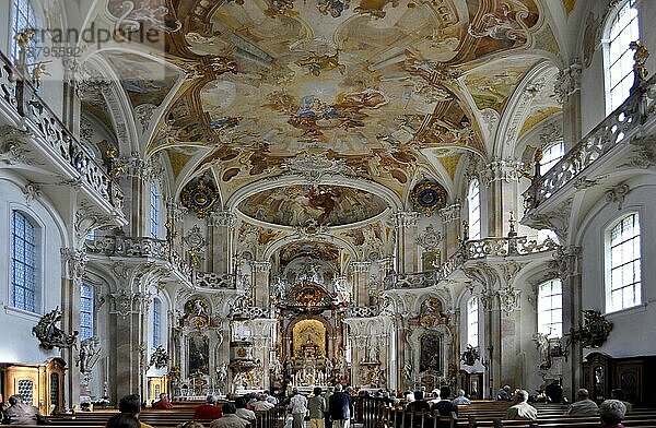 Am Bodensee  Kloster Binau  Innenansicht  Klosterkirche Innenansicht