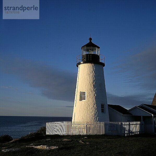 Pemaquid Light  BJ 1827  Pemaquid Halbinsel  Maine  USA  Nordamerika