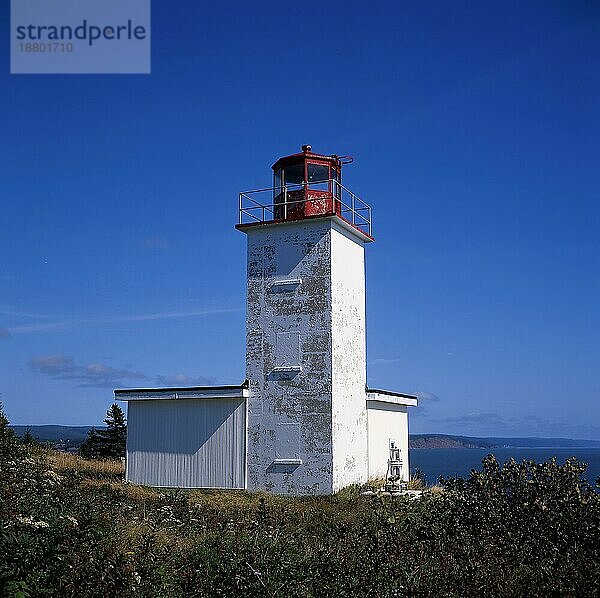 Quaco Head Light  BJ 1855  West Quaco  New Brunswick  Canada