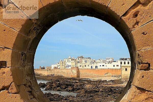 Blick auf die unter UNESCO-Schutz stehende Altstadt von Essaouira Marokko