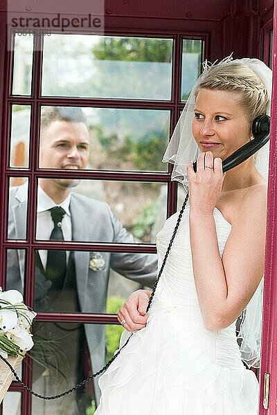 Brautpaar  das seine Hochzeit feiert