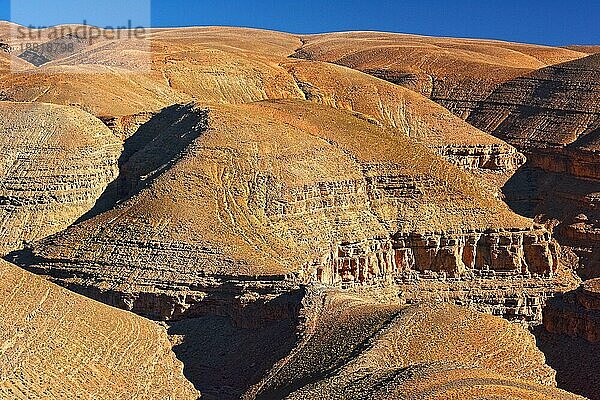 Landschaftsansicht des Hohen Atlasgebirges  Marokko  Afrika