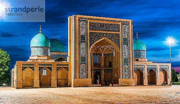 Khast Imam Moschee  wichtiges Touristenziel in Taschkent  Usbekistan  Asien