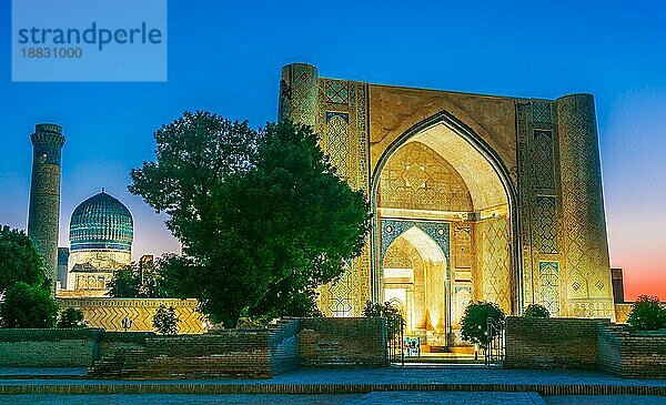 Bibi Khanym Moschee in Samarkand  Usbekistan  Asien