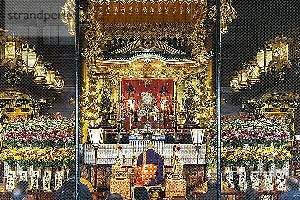 Tokio Japan. Senso Ji-Tempel in Asakusa