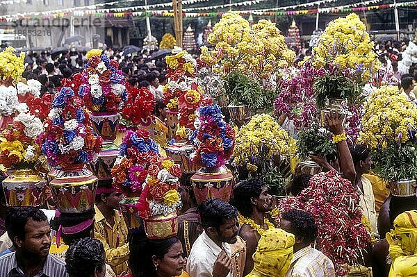 Atham-Feierlichkeiten in Thrippunithura bei Ernakulam  Kochi Cochin  Kerala  Südindien  Indien  Asien