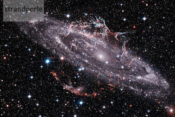 Sternhaufen im tiefen Weltraum. Galaxie der Milchstraße Elemente dieses Bildes wurden von der NASA zur Verfügung gestellt