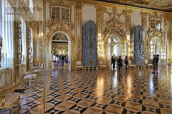 St. Petersburg Russland. Katharinenpalast Zarkoje Selo in Puschkin