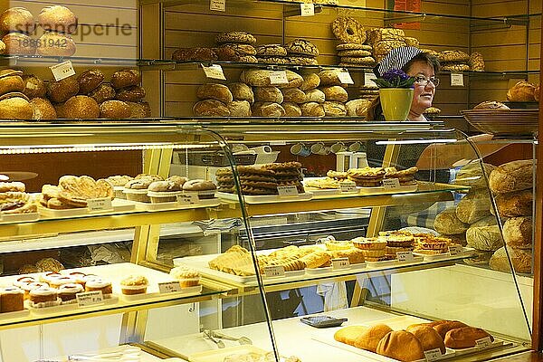 Bäckerei  alte Markthalle  Helsinki  Finnland  Europa