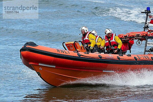 RNLI-Rettungsbootausstellung in Staithes  North Yorkshire