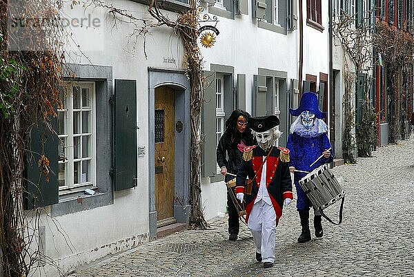 Basler Fasnacht  Basel  Schweiz  Europa