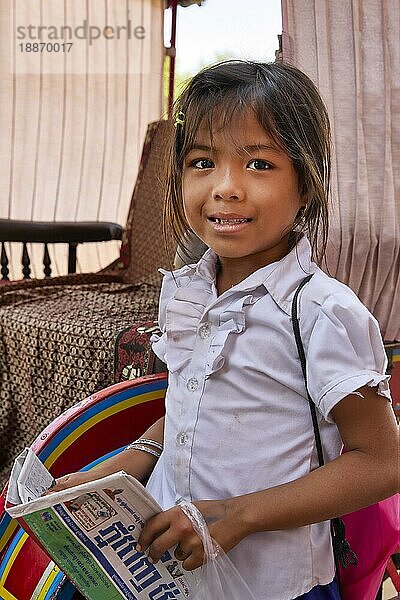 Kinder im Light House Waisenhaus in Phnom Penh  Kambodscha  Asien