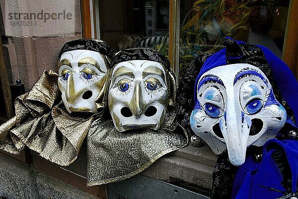 Fasnacht-Masken  Basler Fasnacht  Basel  Schweiz  Europa