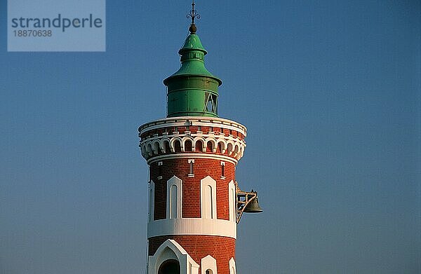 Leuchtturm Kaiserschleuse-Ostfeuer  Bremerhaven  Bremen  Deutschland  Europa