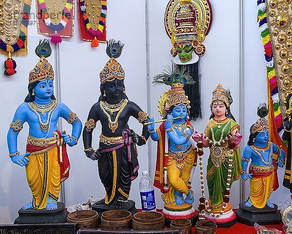 Bommai Kolu  Kolu Festival ist ein Puppen- und Figurenfest  das während des Navratri-Festes in Tamil Nadu  Südindien  Indien  Asien gefeiert wird  Asien