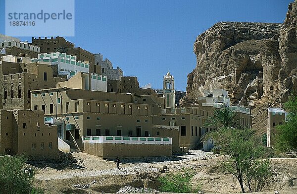 Oase Wadi Al Ain  Jemen  Asien