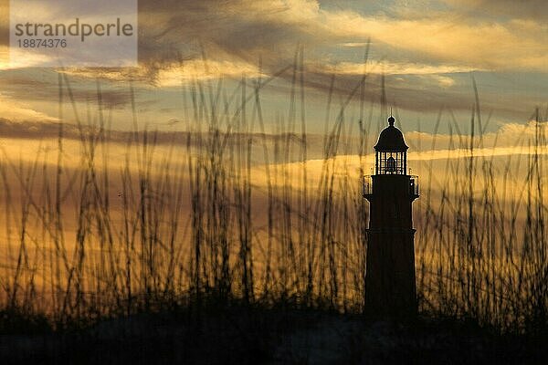 Ponce Inlet-Leuchtturm  Ponce de Leon Inlet-Leuchtturm  Daytona  Florida  USA  Nordamerika