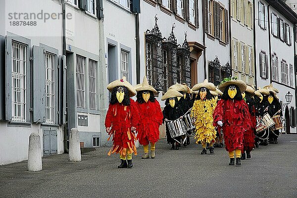 Basler Fasnacht  Basel  Schweiz  Europa