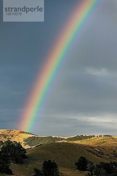 Regenbogen über der Otago-Halbinsel