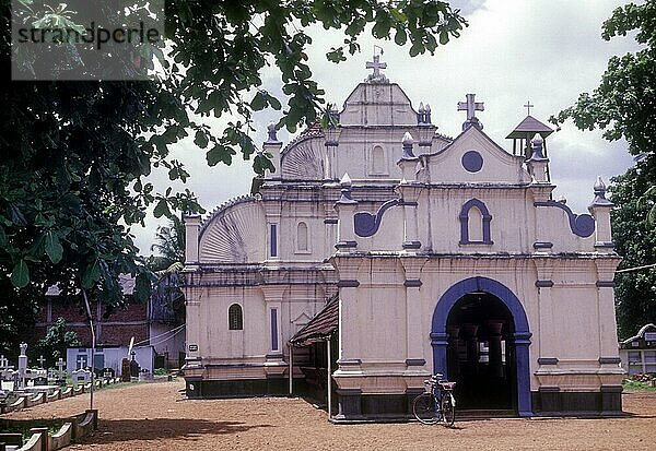 Orthodoxe Kirche St. Georg in Paliakara  Kayamkulam  Thiruvalla  Kerala  Südindien  Indien. Ein Pilgerzentrum der Malankara Orthodoxen Kirche