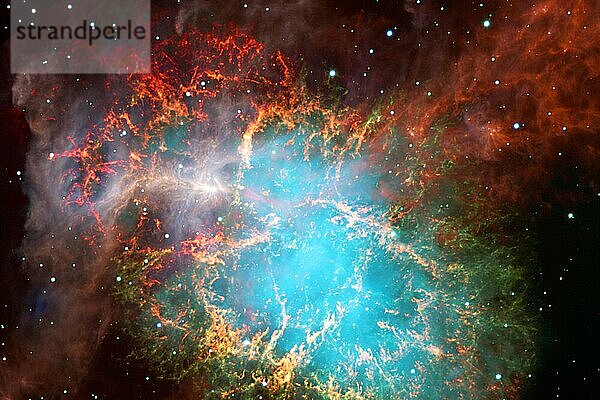Nebel  Sternenhaufen im tiefen Weltraum. Science-Fiction-Kunst. Elemente dieses Bildes wurden von der NASA zur Verfügung gestellt