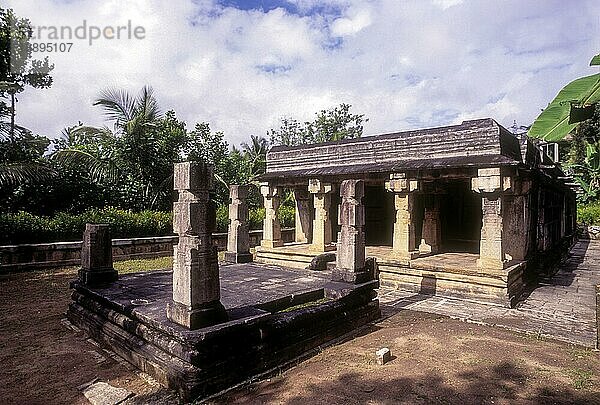 Jain-Tempel in Sulthan Bathery  Wayanad  Kerala  Südindien  Indien  Asien