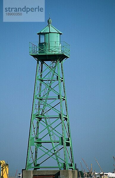 Leuchtturm  Gitterturm  Bremerhaven  Bremen  Deutschland  Europa