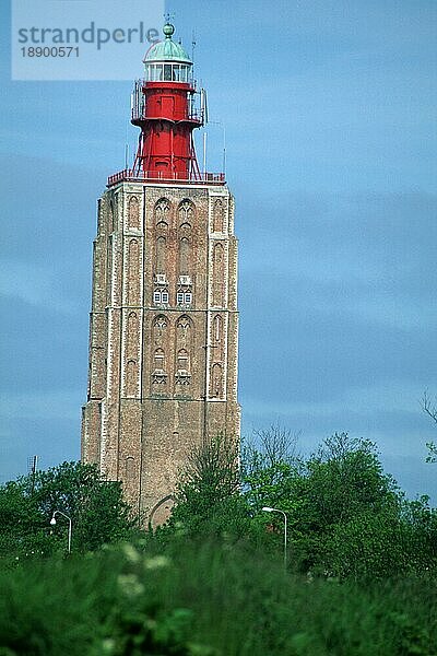 Leuchtturm  Westkapelle  Niederlande  Europa