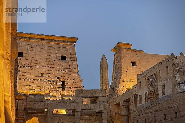 Luxor-Tempel am Abend