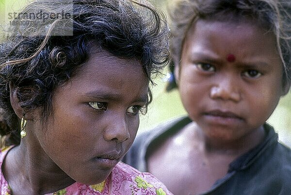 Stammesangehörige Kinder  Karnataka